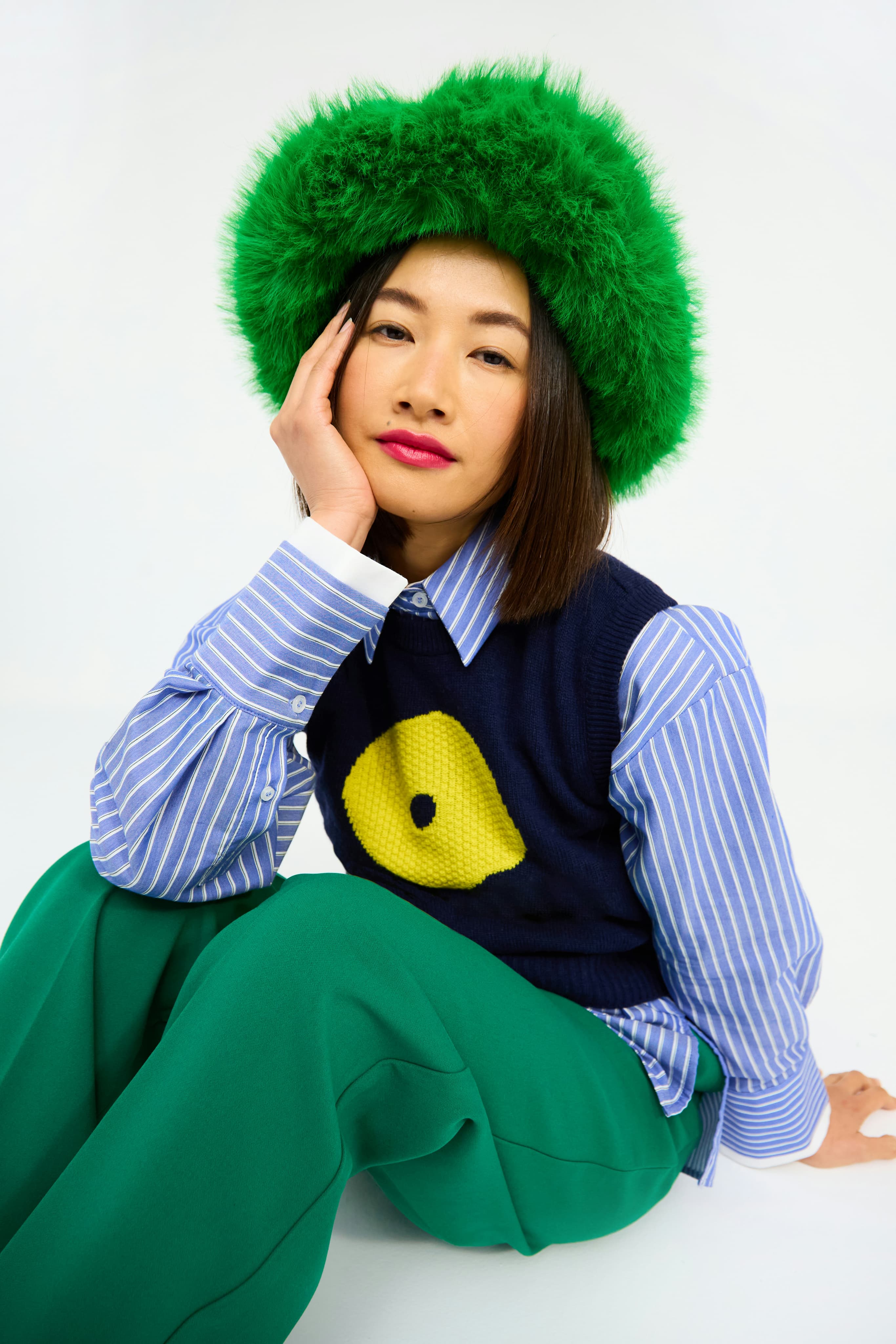 Chaleco tejido unisex