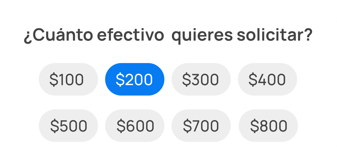 Pantalla de la app Nelo mostrando el crédito disponible y la opción de retirar efectivo